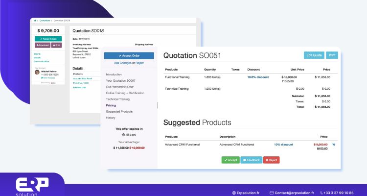Gestion des ventes avec Odoo