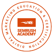 semrush Academy Marketing certified